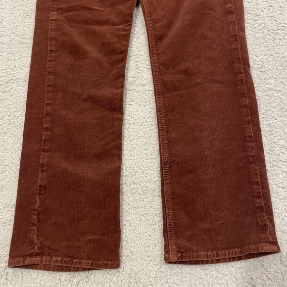 Mother Jeans Mid Rise Rider Ankle Corduroy Pants Womens 28 Brown Rum Russian - Picture 6 of 16